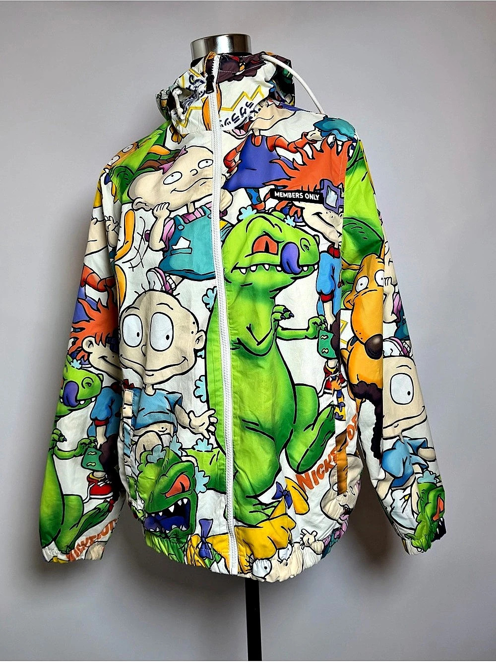 Members Only x Nickelodeon Rugrats Multi Windbreaker Jacket Rugrats Multi Color